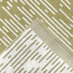 Allure Bath Fashions Pop Up Zero Twist Barcode Stripe Pair Of Hand Towels - Sage Green - thumbnail 4
