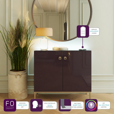 Frank Olsen Lyra Tall Sideboard Plum Black - image 1