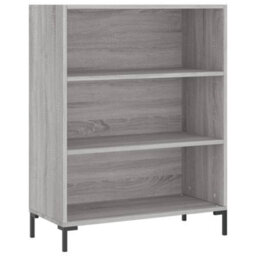 Berkfield Highboard Grey Sonoma 69.5X32.5X180 Cm Engineered Wood - thumbnail 4