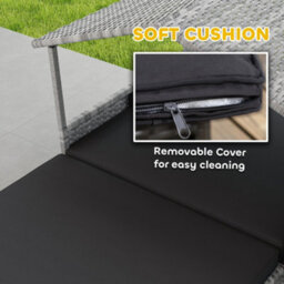 Pawhut Extendable Rattan Dog House W/ Water-Resistant Roof - Charcoal Grey - thumbnail 8