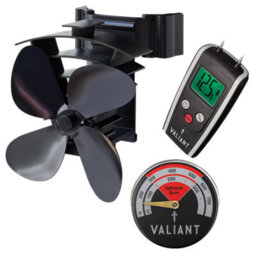 Valiant Remora Magnetic Flue Pipe Fan, Moisture Meter And Magnetic Thermometer