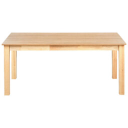 Beliani Extending Dining Table Madura Light Ash Wood 180/280 Cm 100 Cm - thumbnail 7