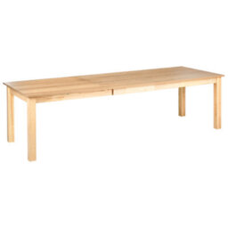 Beliani Extending Dining Table Madura Light Ash Wood 180/280 Cm 100 Cm - thumbnail 1