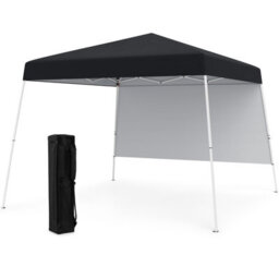 Gainoom 300 X 300 Cm Pop Up Canopy Tent Black Foldable Outdoor Patio Shelter Gazebo - thumbnail 9
