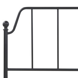 Beliani Bed Metal Mauressac 160 X 200 Cm (Eu King Size) Black - thumbnail 7