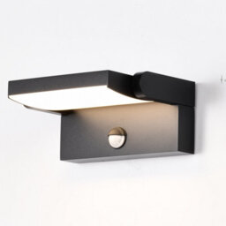 Harper Living Matt Black Modern Rectangular Led Outdoor Wall Light Mains Powered, Weatherproof Ip54, 20W Integrated Led 4000K 1100 - thumbnail 4