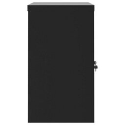 Walplus File Cabinet Black 90X40X70 Cm Steel - thumbnail 5