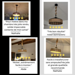 Vintage Industrial 30Cm Ceiling Pendant Light Hemp Rope Metal Cage Hanging Lamp - thumbnail 4