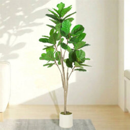 150Cm Artificial Fiddle Leaf Fig Tree Green - thumbnail 1