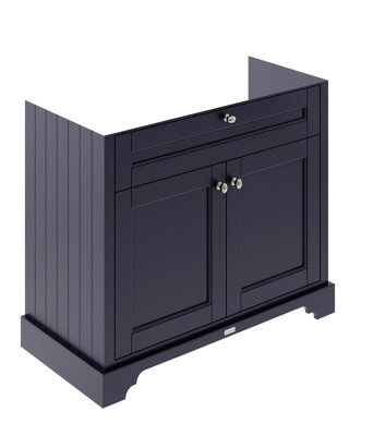 Old London Floor Standing 2 Door Basin Unit 1000mm-Twilight Blue - image 1