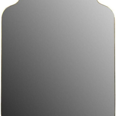 Deenz Gold Framed Mirror Framed Wall Mirror 60X40Cm Bathroom Hanging Wall Mirror For Living Room Bedroom Entryway Décor