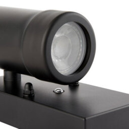 Luminosa Lighting Luminosa Icarus Photocell Outdoor Up Down Wall Lamp 2 Light Black Ip44 - thumbnail 4