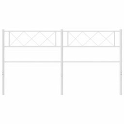 Berkfield Metal Headboard White 150 Cm - thumbnail 3