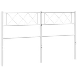Berkfield Metal Headboard White 150 Cm - thumbnail 5