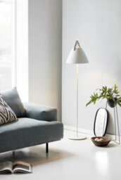 Nordlux Strap Metal Floor Lamp Hanging Effect  White,mains - thumbnail 1