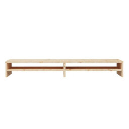 Walplus Monitor Stand 100X24X13 Cm Solid Wood Pine - thumbnail 5