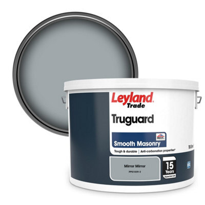 Leyland Trade Truguard Smooth Masonry Paint Mirror Mirror (Ppg1039-3) 10L - image 1