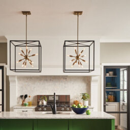 Luminosa Lighting Elstead Lisa Mcdennon By Hinkley Aros 12 Light Pendant Black & Warm Brass - thumbnail 3