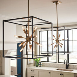Luminosa Lighting Elstead Lisa Mcdennon By Hinkley Aros 12 Light Pendant Black & Warm Brass - thumbnail 4