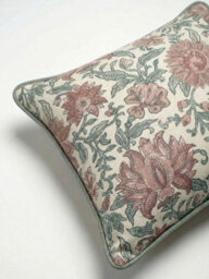 Esselle Home Nima Floral Rose/sage Cushion - thumbnail 4