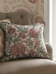 Esselle Home Nima Floral Rose/sage Cushion - thumbnail 3