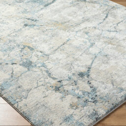 Livabliss Avellino-Abstract Grey Blue Beige Modern Marble High Pile Living Dining Bedroom Rug 160 X 213 Cm Easy Care, Non Shedding - thumbnail 6