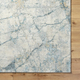 Livabliss Avellino-Abstract Grey Blue Beige Modern Marble High Pile Living Dining Bedroom Rug 160 X 213 Cm Easy Care, Non Shedding - thumbnail 7