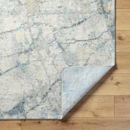 Livabliss Avellino-Abstract Grey Blue Beige Modern Marble High Pile Living Dining Bedroom Rug 160 X 213 Cm Easy Care, Non Shedding - thumbnail 4