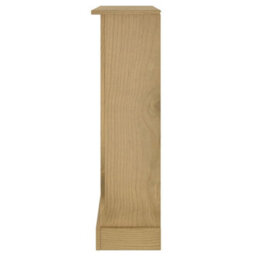 Berkfield 3-Tier Bookcase Mexican Pine Corona Range 81X29X100 Cm - thumbnail 4