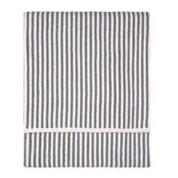 Yard Hebden Striped 100% Cotton Bath Towel, Mineral Blue, 70 X 130Cm - thumbnail 2