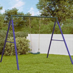 Berkfield Outdoor Swing Seat For Kids Single With Adjustable Rope Green - thumbnail 3