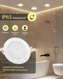 Aigostar Ip65 Bathroom Lights, 4.8W 560Lm Led Recessed Ceiling Lights 4000K, Pack Of 6 - thumbnail 3