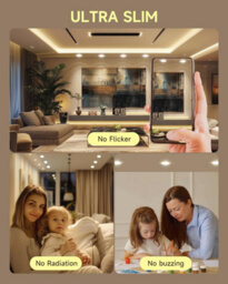 Aigostar Ip65 Bathroom Lights, 4.8W 560Lm Led Recessed Ceiling Lights 4000K, Pack Of 6 - thumbnail 5