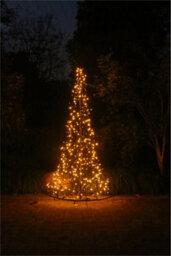 Xmas Haus All Surface 2.5M 720 Gold Led Tree - 10% Twinkle - thumbnail 2