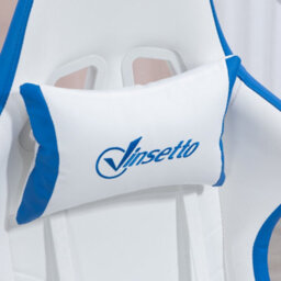 Vinsetto Racing Style Gaming Chair With Reclining Function Footrest, Blue - thumbnail 8