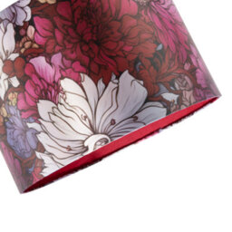Happy Homewares Classic Red Lilac And Pink Chrysanthemum Japanese Style Lamp Shade - thumbnail 8