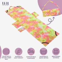 LKH Home Collection Beach Sun Lounger Towels With Pockets & Shoulder Strap Towels Microfiber Quick Dry Cover For Sun Lounger 210 X 75 Cm - thumbnail 7