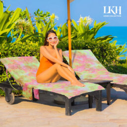 LKH Home Collection Beach Sun Lounger Towels With Pockets & Shoulder Strap Towels Microfiber Quick Dry Cover For Sun Lounger 210 X 75 Cm - thumbnail 9