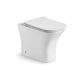 Homestylestore 1050mm Concrete Grey Bathroom Combination Vanity Wc Unit Toilet Pan And Black Finger Pull Handle - thumbnail 3