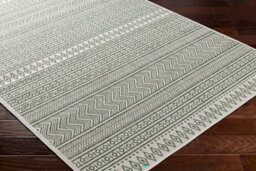Livabliss Eagean Global Green Ivory Indoor & Outdoor Rug 160 X 230 Cm Easy To Clean, Perfect For Balcony Or Dining Room - thumbnail 4