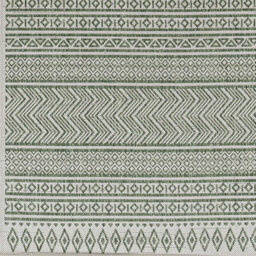 Livabliss Eagean Global Green Ivory Indoor & Outdoor Rug 160 X 230 Cm Easy To Clean, Perfect For Balcony Or Dining Room - thumbnail 7