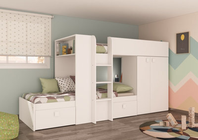 Trasman Barca Bunkbed (All White) - image 1