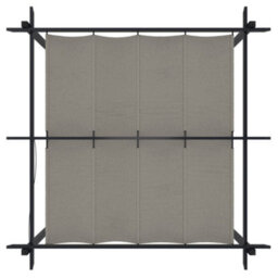 Berkfield Sturdy Garden Gazebo With Retractable Roof 3X3 M Cream - thumbnail 7