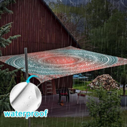 Pink 1.5X1.5M Rectangular Shade Sail 95% Uv Protection - thumbnail 5