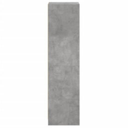Berkfield Highboard With Glass Door Concrete Grey 35X37X142 Cm - thumbnail 7