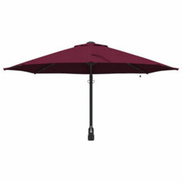 Berkfield Garden Parasol Red, Black 248 X 248 X 148 Cm Polyester, Steel - thumbnail 4