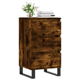 Berkfield Sideboard Smoked Oak 40X35X70 Cm Engineered Wood - thumbnail 3