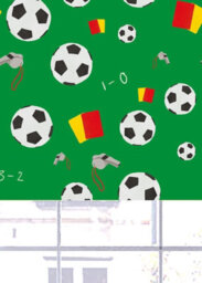 Lister Cartwright Football Blackout Roller Blinds  Easy Fit Child Safety For Kids (Light Green, 150 Cm Width X 140 Cm Drop) - thumbnail 3