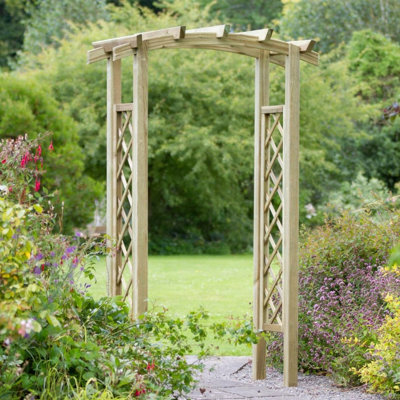 Wooden Garden Arch Starlight Arch By Zest Outdoor Living - image 1