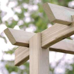 Wooden Garden Arch Starlight Arch By Zest Outdoor Living - thumbnail 3